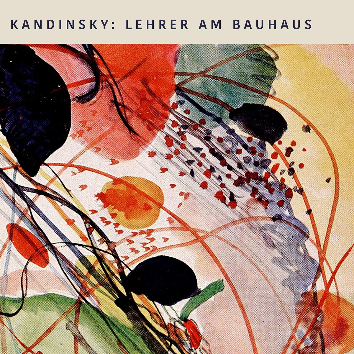 Póster de la exposición Impresión en acuarela de Wassily Kandinsky