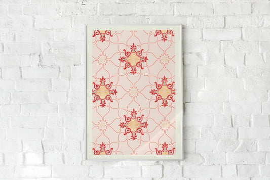 Póster de papel pintado vintage de William Morris
