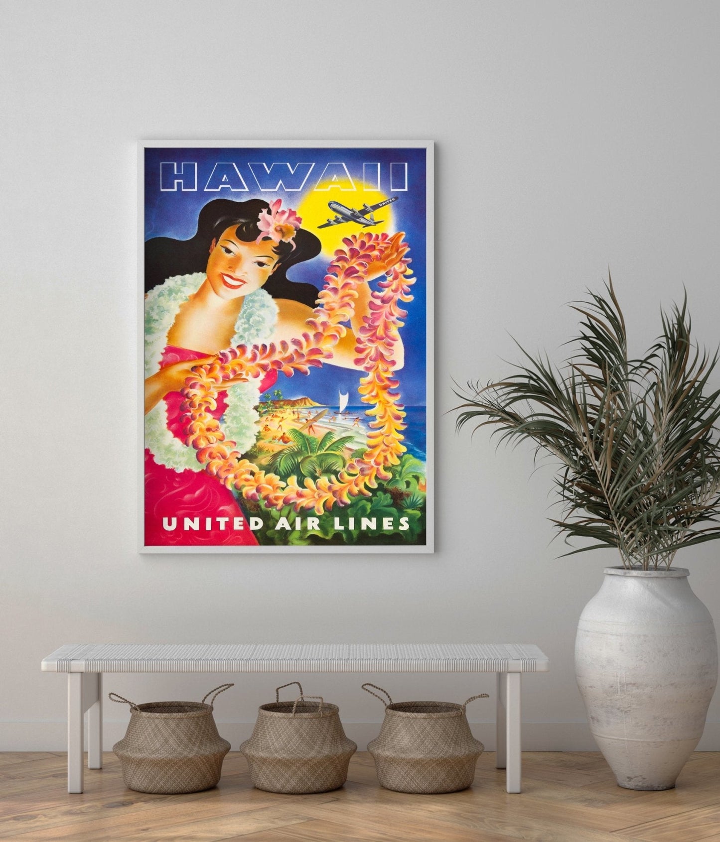 Póster de viaje a Hawái