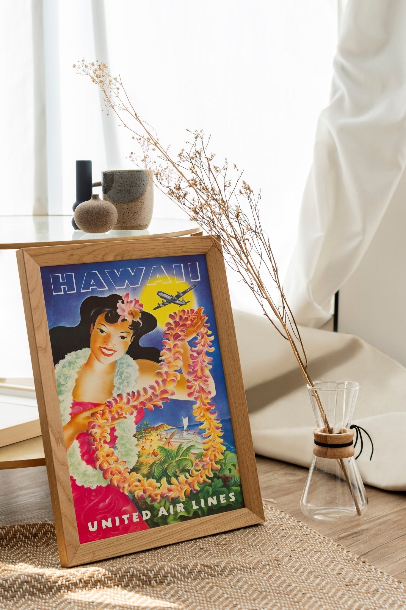 Póster de viaje a Hawái