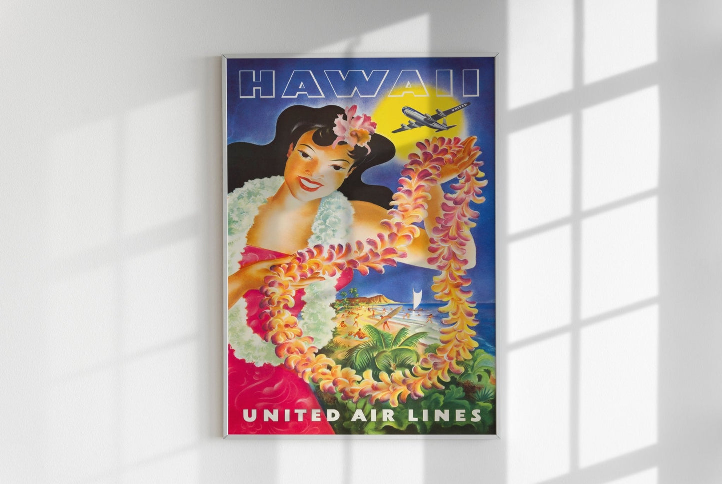 Póster de viaje a Hawái