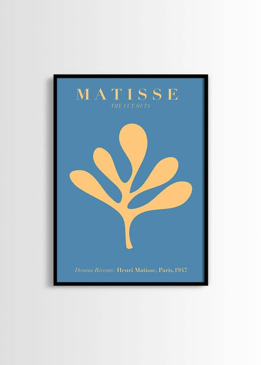 Dessins Récents, Cartel de exposición Blue Matisse: París, 1947