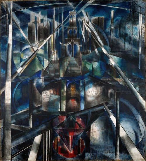 Puente de Brooklyn (1919-1920) de Joseph Stella