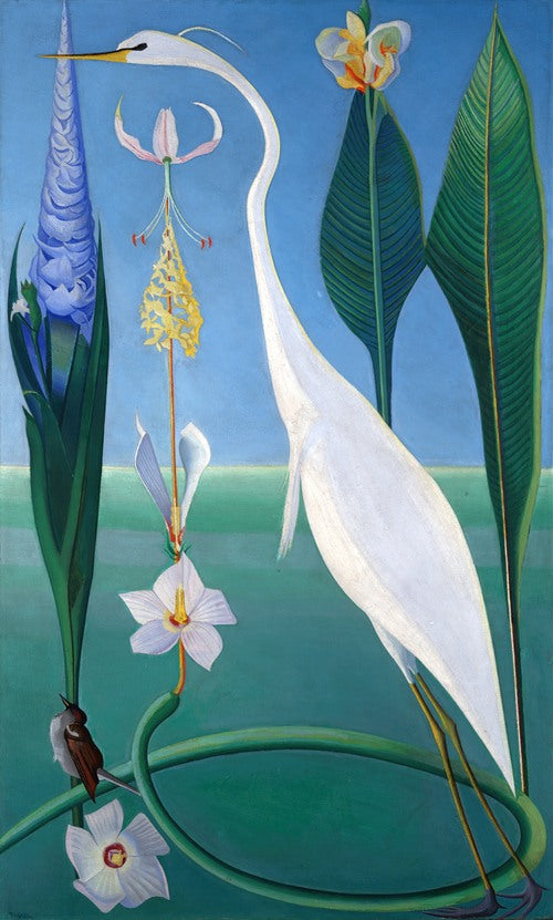 La garza blanca (1918-1920) de Joseph Stella