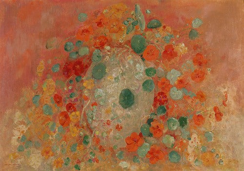 Nasturtiums (1905)  by Odilon Redon