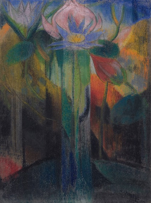 Follaje de la jungla (ca. 1918-19) de Joseph Stella