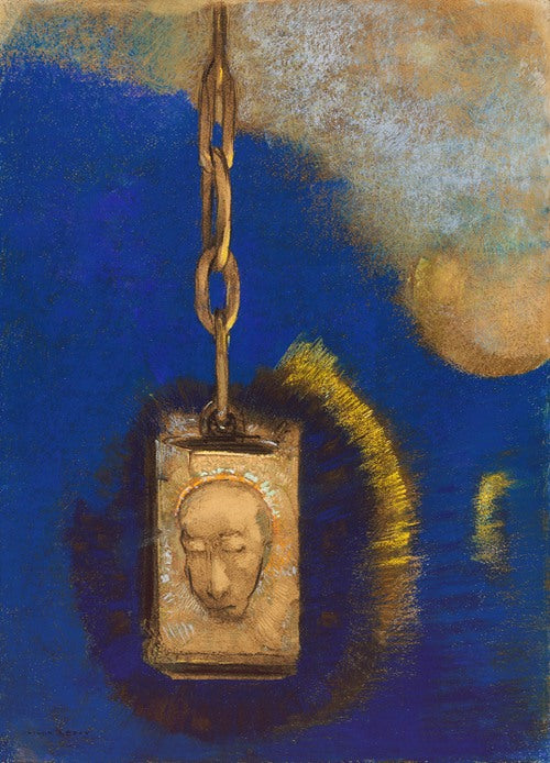 El faro (1883) de Odilon Redon