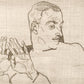 Retrato de Arthur Roessler por Egon Schiele