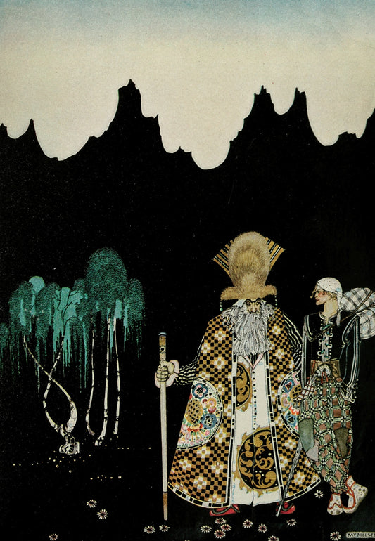 East of the sun and west of the moon pl 18 (1922)  by Kay Rasmus Nielsen