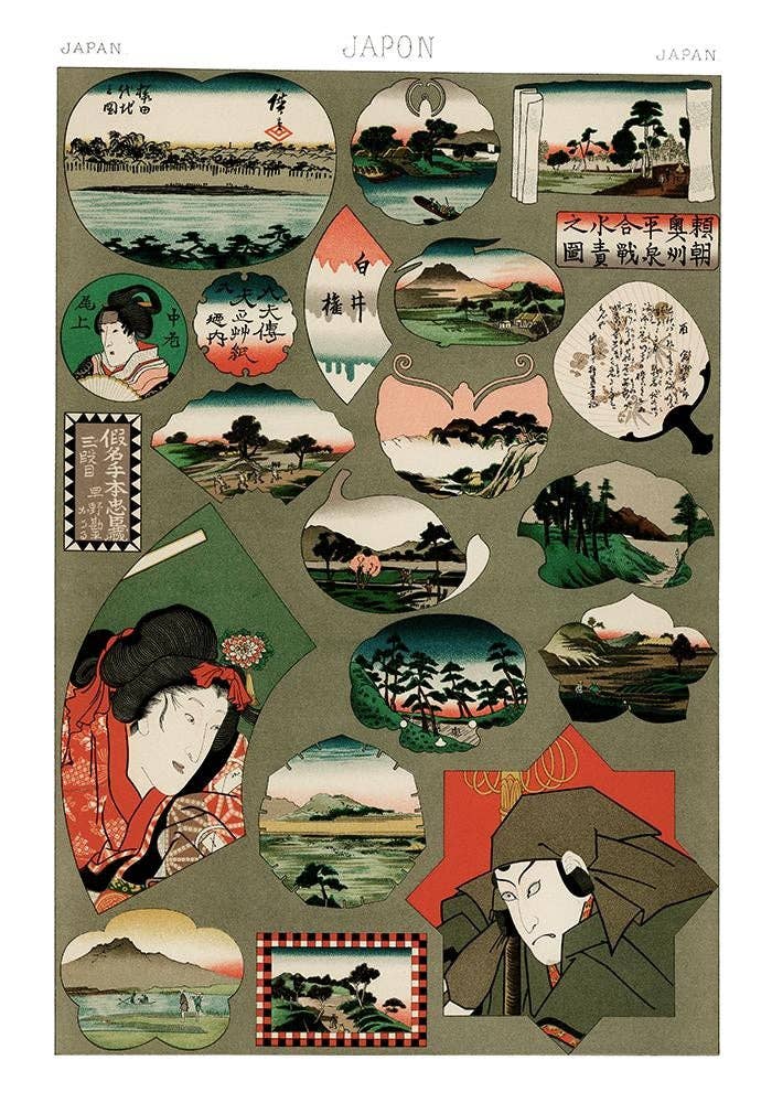 Póster Collage de Japón