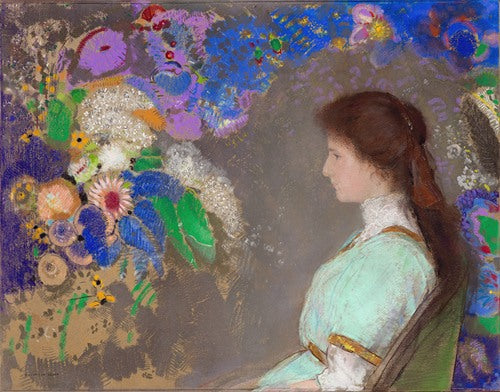 Violette Heymann (1910)  by Odilon Redon