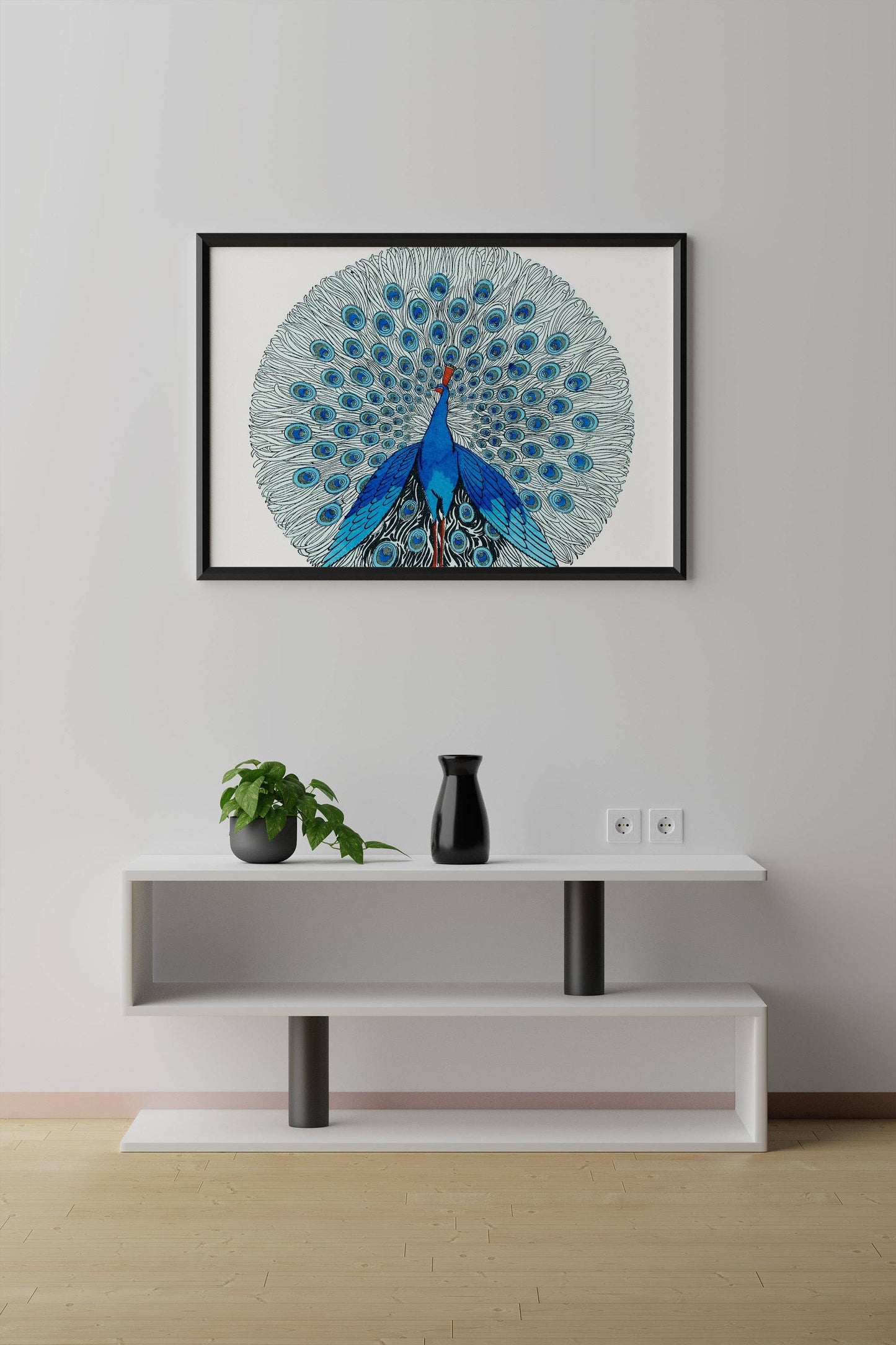 Blue Peacock