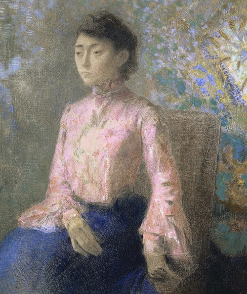 Retrato de la señorita Jeanne Chaîne (1903) de Odilon Redon