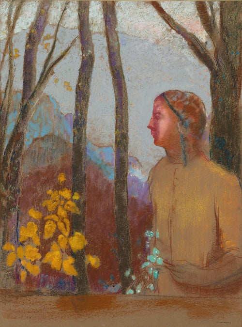 Évocación (Femme À La Montagne) de Odilon Redon