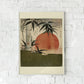 Bamboo and rising sun by Utagawa Kunimaru Poster