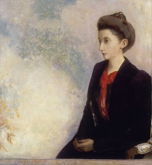 Baroness Robert de Domecy (1900)  by Odilon Redon