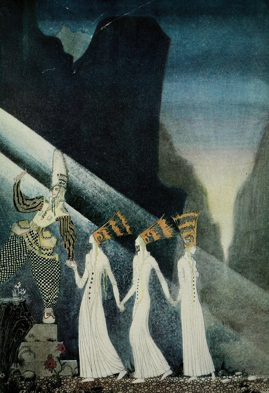 East of the sun and west of the moon pl 24 (1922)  by Kay Rasmus Nielsen