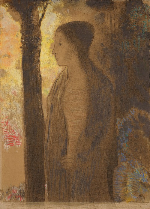 Figura devant un arbre de Odilon Redon