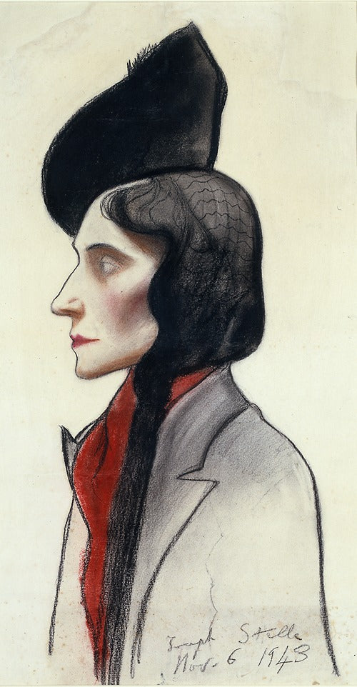 Retrato de Clara Fasano (1943) de Joseph Stella