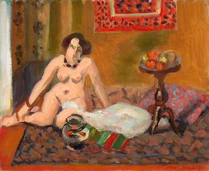 Nu accroupi près d’un aquarium (Nu aux poissons rouges) (1921-1922)