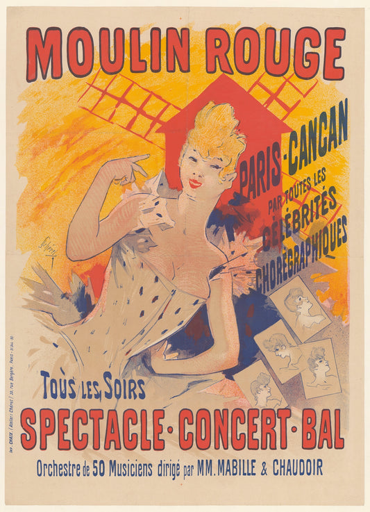 Moulin Rouge, París-Cancán (1890)