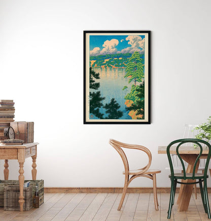 Lago Akisu de Hasui