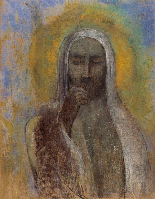 El Cristo del silencio (1890-1907) de Odilon Redon