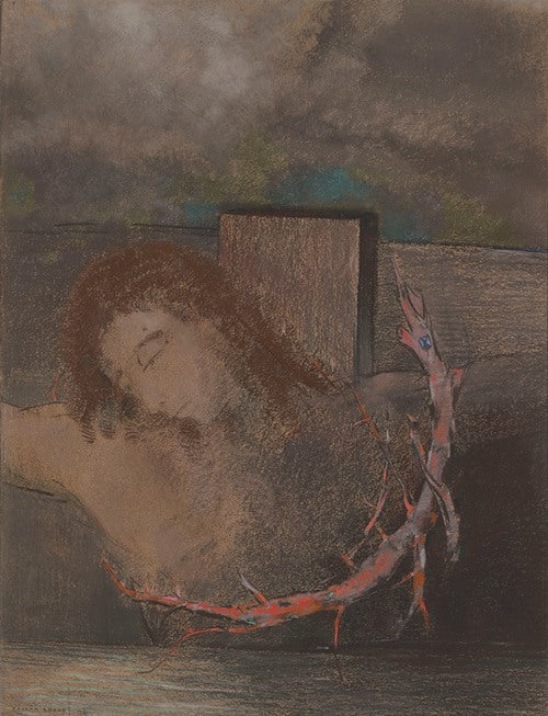 Christ Crucified  by Odilon Redon