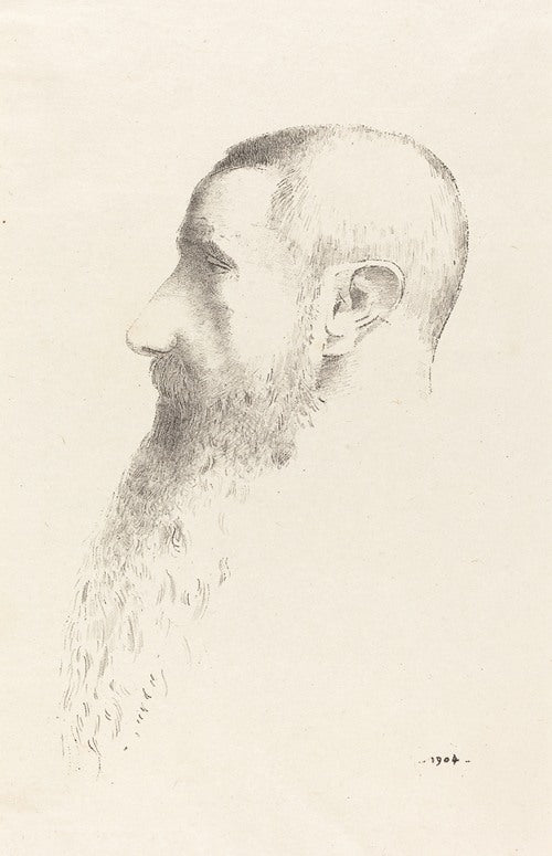 Roger Marx (1904)  by Odilon Redon