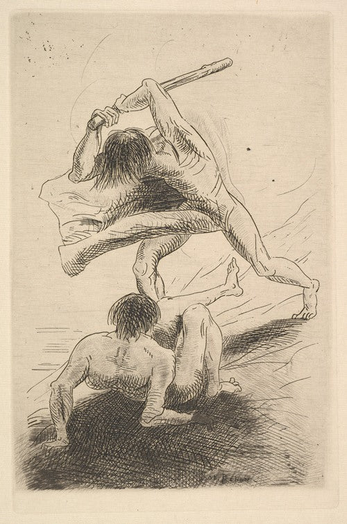 Cain and Abel (1886)  by Odilon Redon