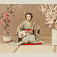 Geisha Playing Samisen by Ogawa Kazumasa