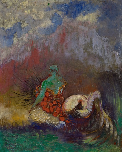 Sirena (1900) de Odilon Redon