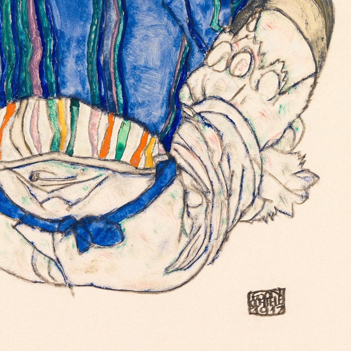 Seated Woman by Egon Schiele