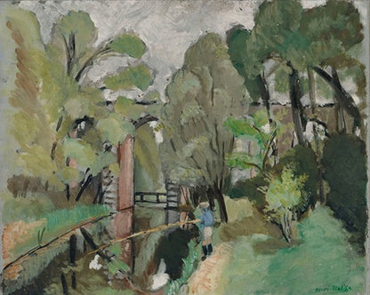 Art Print "Le Petit pêcheur, Maintenon (1918)" by Henri Matisse (1918)