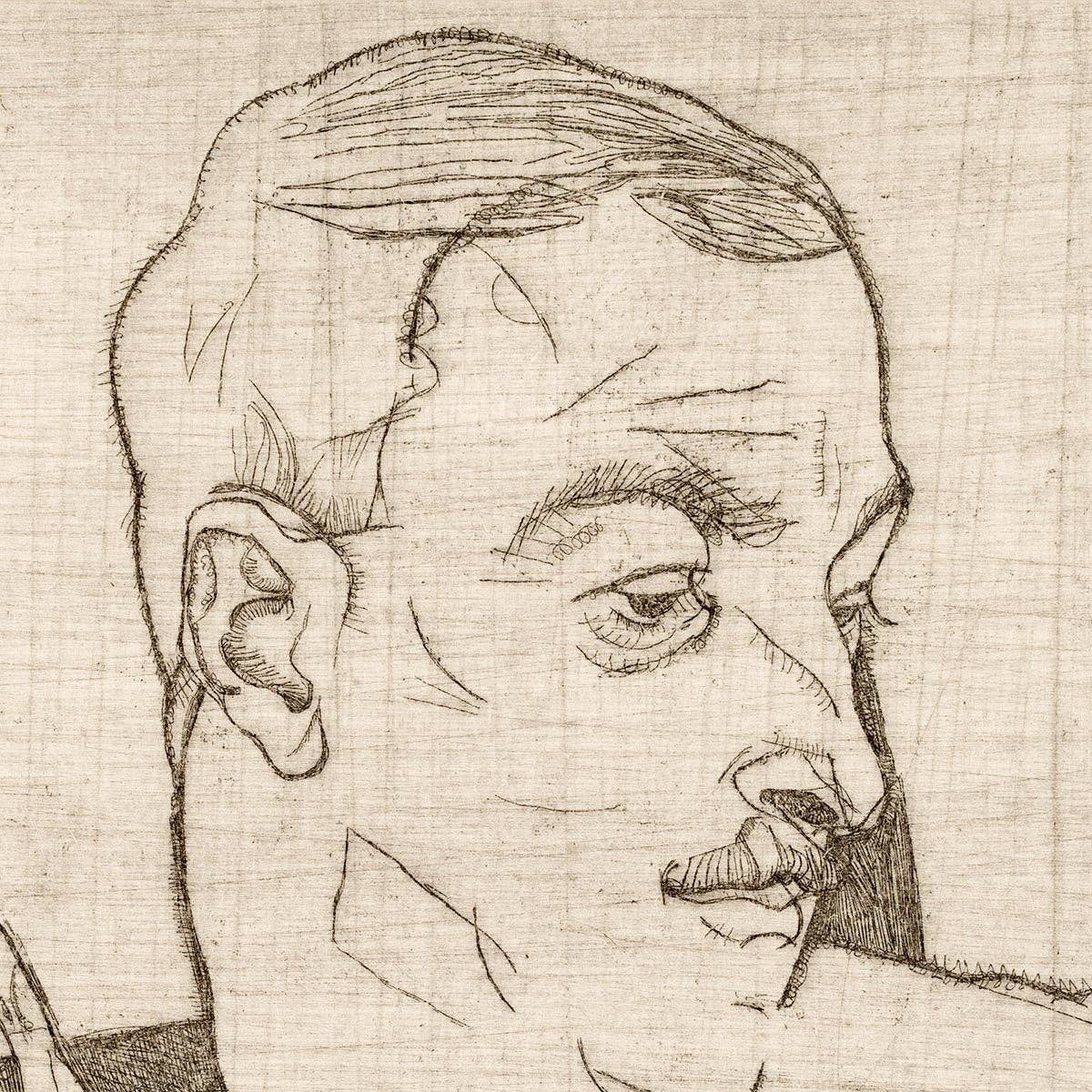 Retrato de Arthur Roessler por Egon Schiele