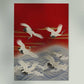 Crane Over Waves Kimono Poster