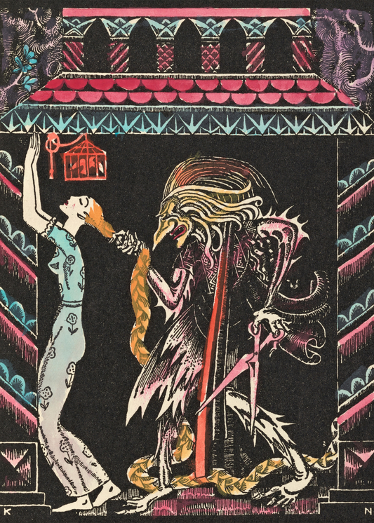 Rapunzel (1920-1929) de Kay Rasmus Nielsen