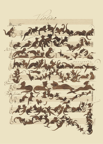 Sinfonía de gatos de Moritz von Schwind