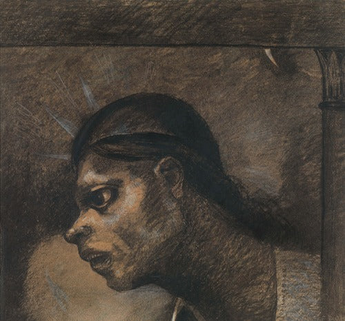 Een man van het volk (circa 1887)  by Odilon Redon