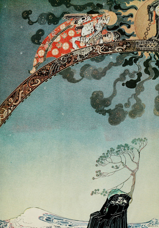 East of the sun and west of the moon pl 06 (1922)  by Kay Rasmus Nielsen