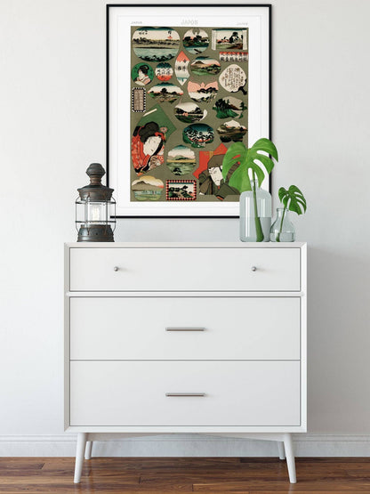 Collage Japon Poster