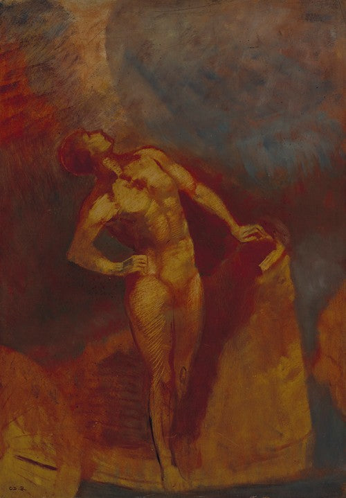 Esquisse para 'Le Char d'Apollon' de Odilon Redon