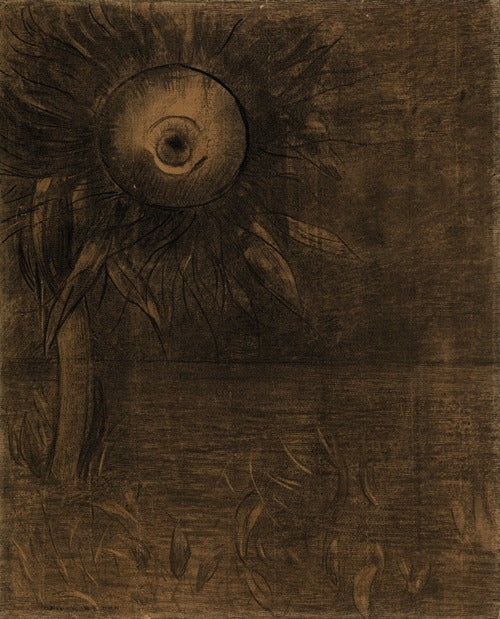 Fleur sur un marécage (1885) de Odilon Redon