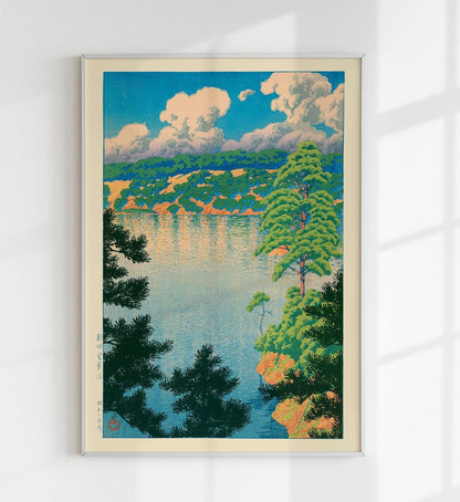 Lago Akisu de Hasui