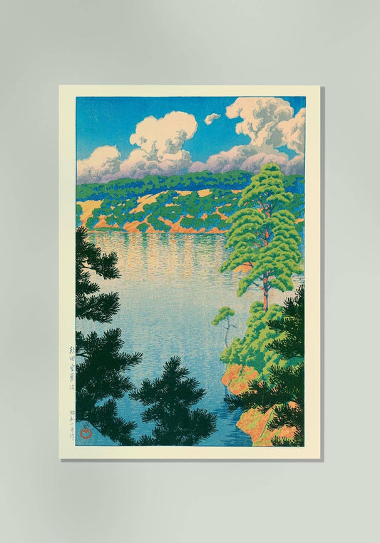 Lago Akisu de Hasui