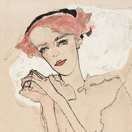 Retrato de una mujer de Egon Schiele