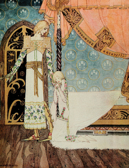 East of the sun and west of the moon pl 03 (1922)  by Kay Rasmus Nielsen