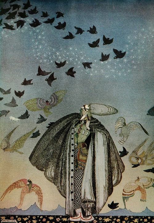 Al este del sol y al oeste de la luna, lámina 25 (1922) de Kay Rasmus Nielsen