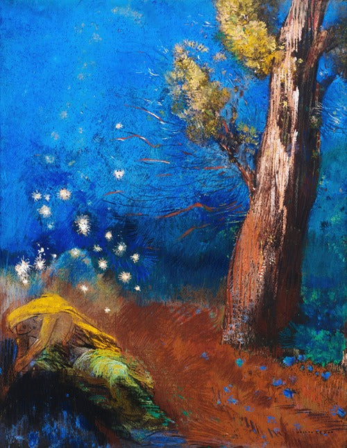 La mort de Bouddha (circa 1899)  by Odilon Redon