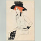 Portrait of a Woman in a hat by Egon Schiele